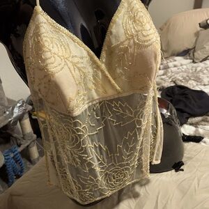 Woman’s Beaded Top